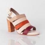 Gama Cuero De Tierra Sandalia Vira Multicolor Tacón Color Y En 5RLq34Aj