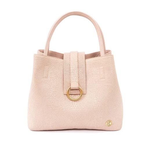 Bolso de Mano en Cuero Texturado - Ref. B-1398 - Imagen 9
