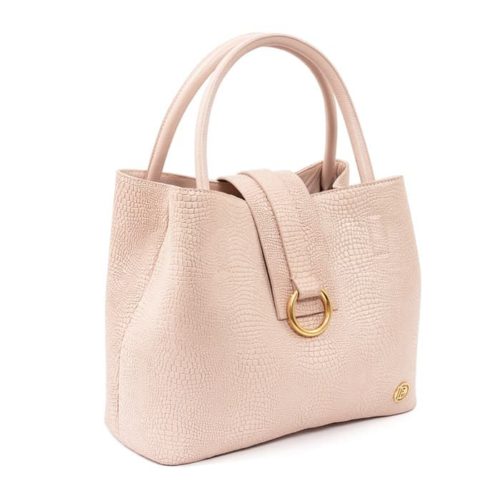 Bolso de Mano en Cuero Texturado - Ref. B-1398 - Imagen 7