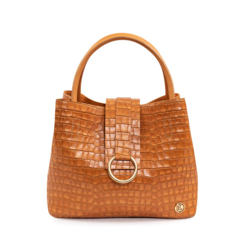 Bolso de Mano en Cuero Texturado - Ref. B-1398 - Imagen 11