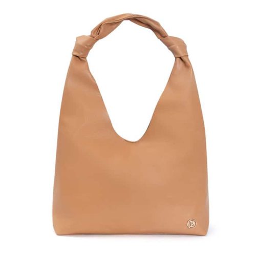 Bolso de Hombro Para Mujer en Cuero con Nudos - Ref. B-1386