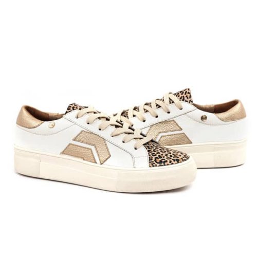 Tenis en Combinación de Cueros - Ref. Z-2598