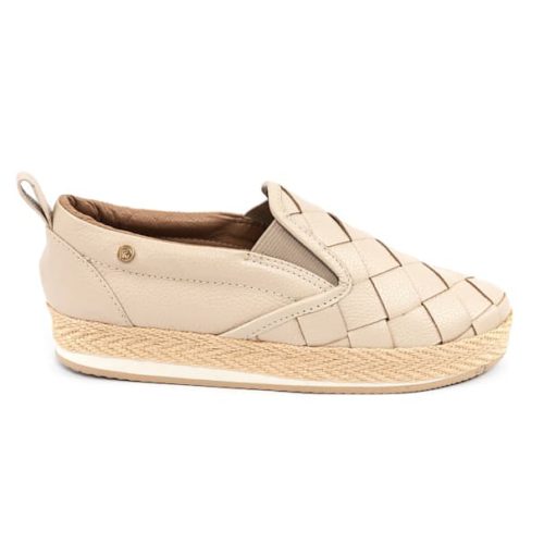 Sneakers Tejidos en Cuero y Yute - Ref. Z-2660