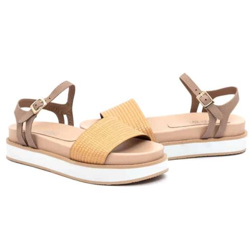 Sandalia Plana en Cuero - Ref. Z-2581