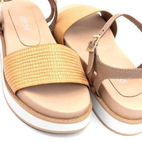 Sandalia Plana en Cuero - Ref. Z-2581 - Imagen 3