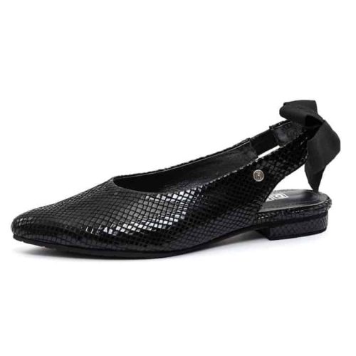 Zapato de Tacón en Cuero Destalonado y Moño - Ref. Z-2594 - Imagen 2
