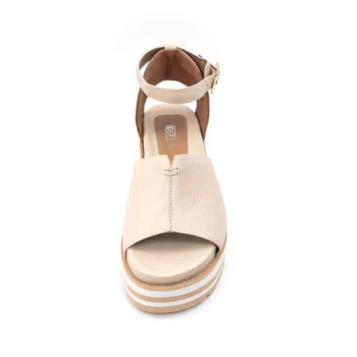 Sandalia Plana en Cuero con Plataforma - Ref. Z-2629 - Imagen 2