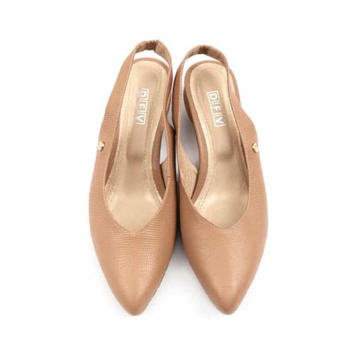 Zapato de Tacón en Cuero y Tacón Ovalado - Ref. Z-2650 - Imagen 2