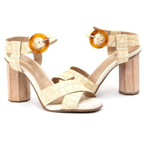 Sandalia de Tacón en Madera - Ref. Z-2654