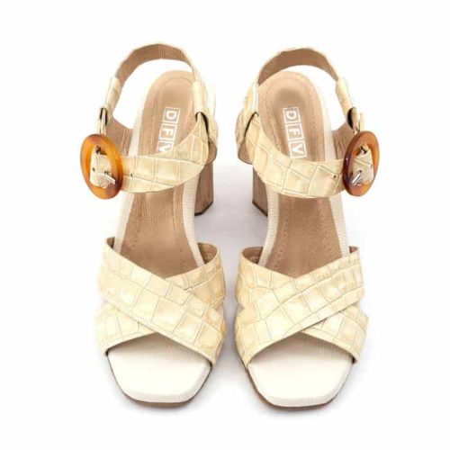 Sandalia de Tacón en Madera - Ref. Z-2654 - Imagen 2