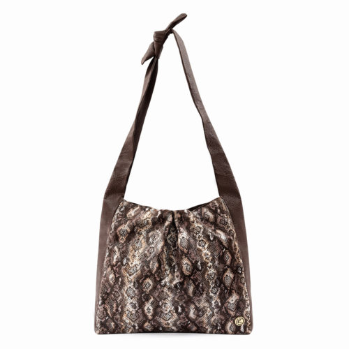 Bolso de Hombro Para Mujer en Cuero con Nudos - Ref. B-1399 - Imagen 3