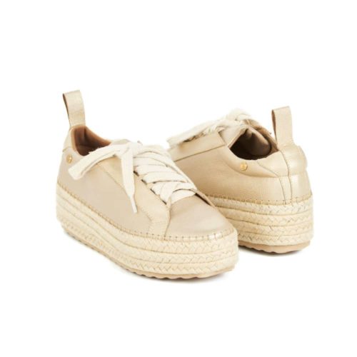 Tenis en Cuero y Plataforma en Yute- Ref. Z-2790 - Imagen 2