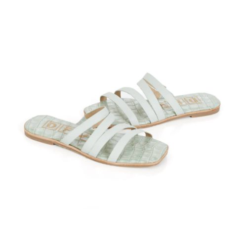 Sandalias Planas en Combinación de Cueros  - Ref. Z-2730