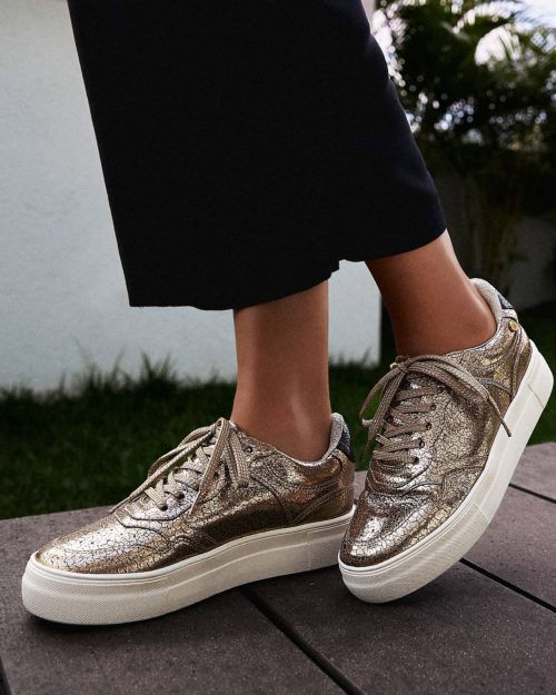 Tenis en Cuero Texturado - Ref. Z-2844