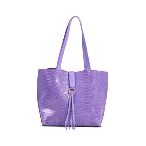 Bolso de Hombro en Cuero Texturado - Ref. B-1497 - Imagen 11