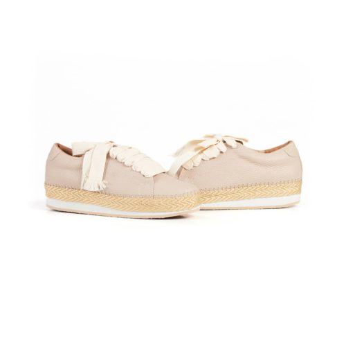 Tenis en Cuero y Yute - Ref. Z-2438T