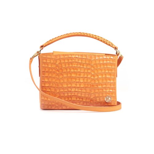 Bolso de Hombro  en Cuero Amarillo - Ref. B-1505 - Imagen 13