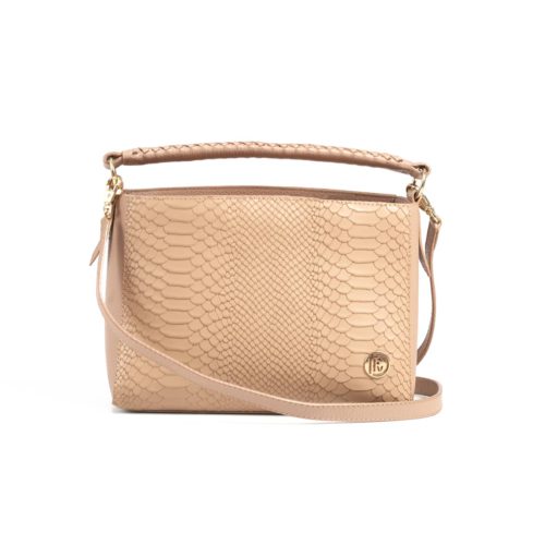 Bolso de Hombro  en Cuero Amarillo - Ref. B-1505 - Imagen 9