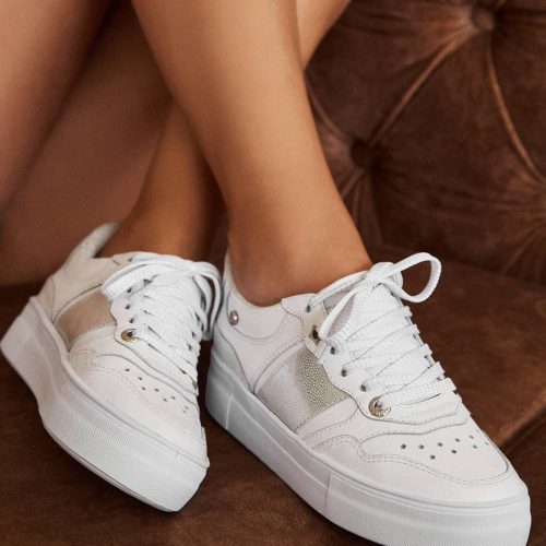 Tenis en Combinación de Cueros - Ref. Z-2843
