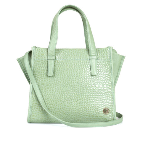 Bolso de Hombro y Mano en Cuero  - Ref. B-1513 Verde