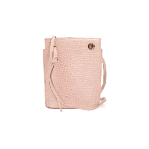 Bolso Manos Libres en Cuero  - Ref. B-1516-Rosa