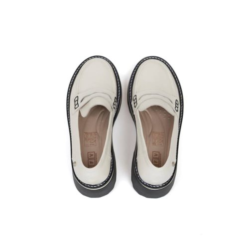 Zapatos Tipo Loafer - Ref. Z-2942 Blanco - Imagen 3