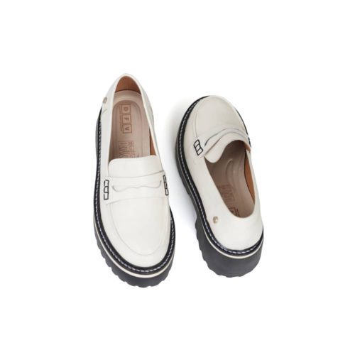 Zapatos Tipo Loafer - Ref. Z-2942 Blanco - Imagen 4