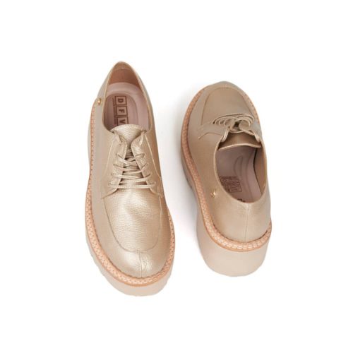 Zapatos Tipo Oxford - Ref. Z-2954 Dorado