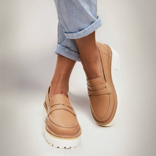 Tenis Tipo Loafer - Ref. Z-2942 Camel