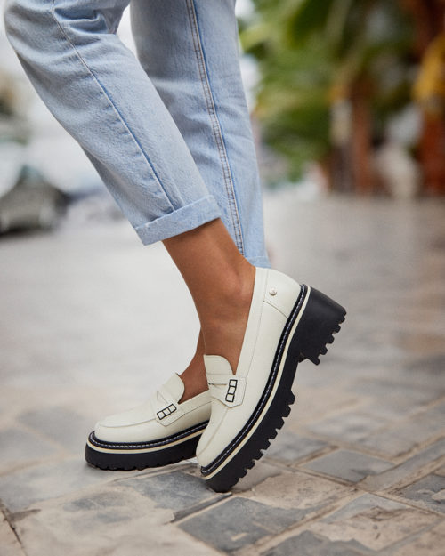 Zapatos Tipo Loafer - Ref. Z-2942 Blanco - Imagen 2