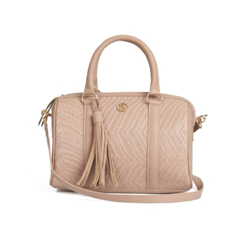 Bolso de Hombro en Cuero  - Ref. B-1514 Natural