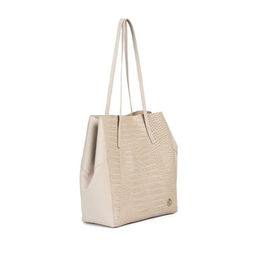 Bolso de Hombro en Cuero  - Ref. B-1547 Taupe - Imagen 2