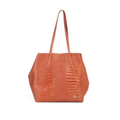 Bolso de Hombro en Cuero  - Ref. B-1547 Miel