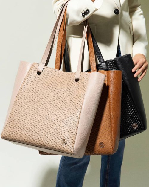 Bolso de Hombro en Cuero  - Ref. B-1559