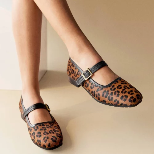 Zapato Cerrado  - Ref. Z-3101 Miel Pelo