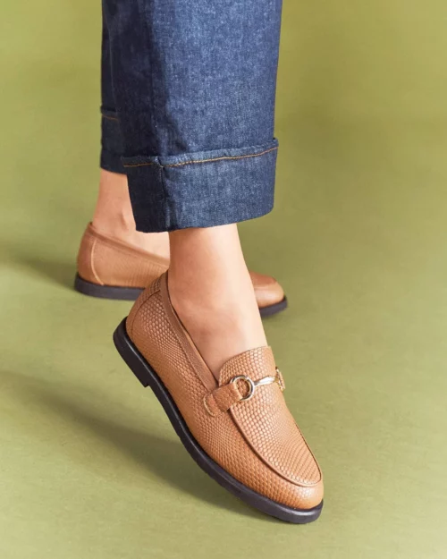 Zapato Cerrado Tipo Loafer - Ref. Z-3321 Miel