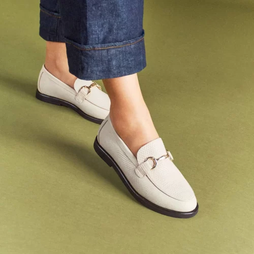 Zapato Cerrado Tipo Loafer - Ref. Z-3321 Blanco