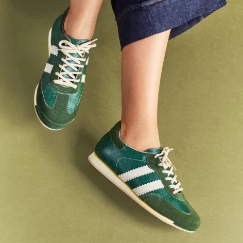 Tenis en Cuero - Ref. Z-3273 Verde