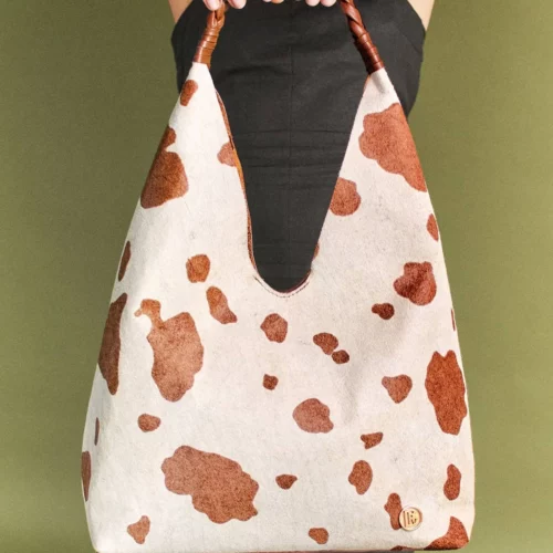 Bolso de Hombro en Cuero - Ref. B-1621 Cafe