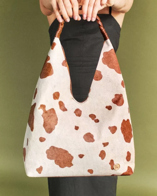 Bolso de Hombro en Cuero - Ref. B-1621 Cafe